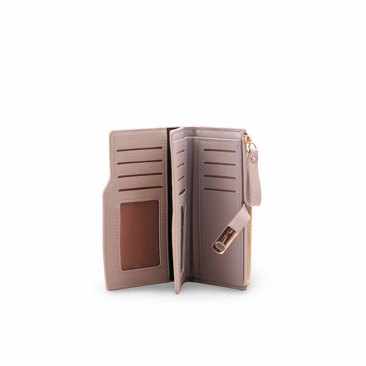 Beige Casual Wallet For Ladies P71175