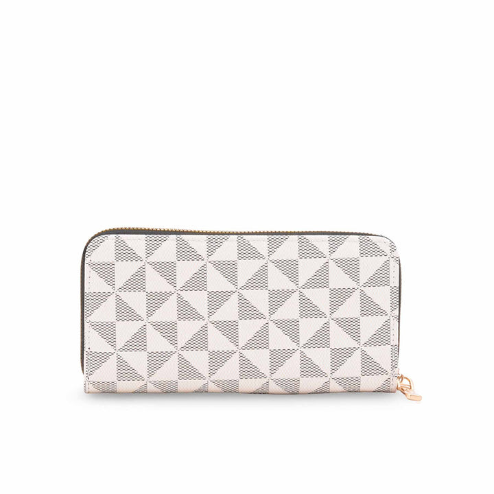 White Casual Wallet For Ladies P71186