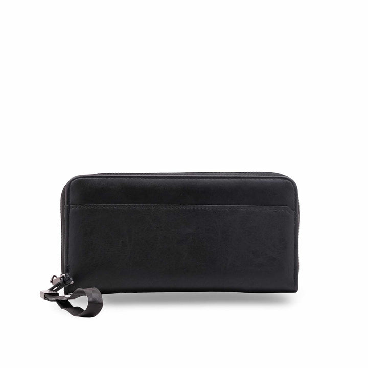 Black Casual Wallet For Ladies P71196