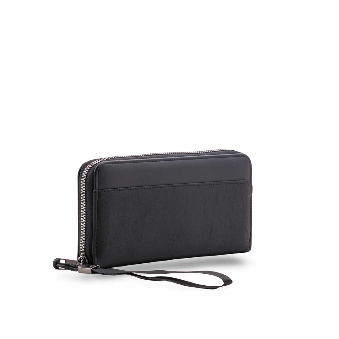 Black Casual Wallet For Ladies P71196