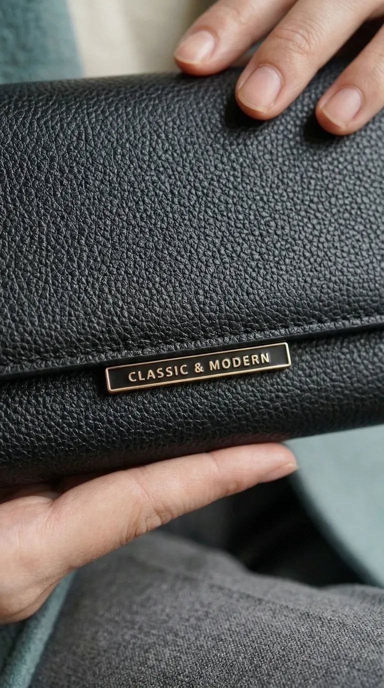 Black Formal Wallet For Women P71231