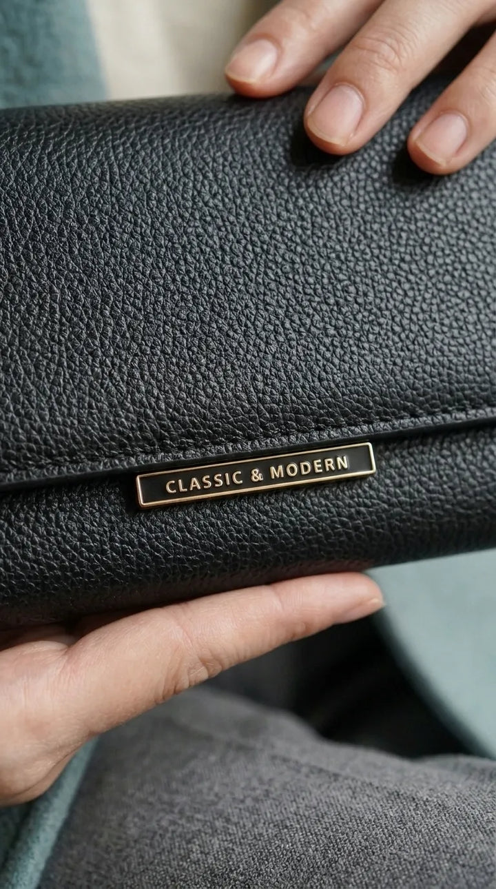 Black Formal Wallet For Women P71231