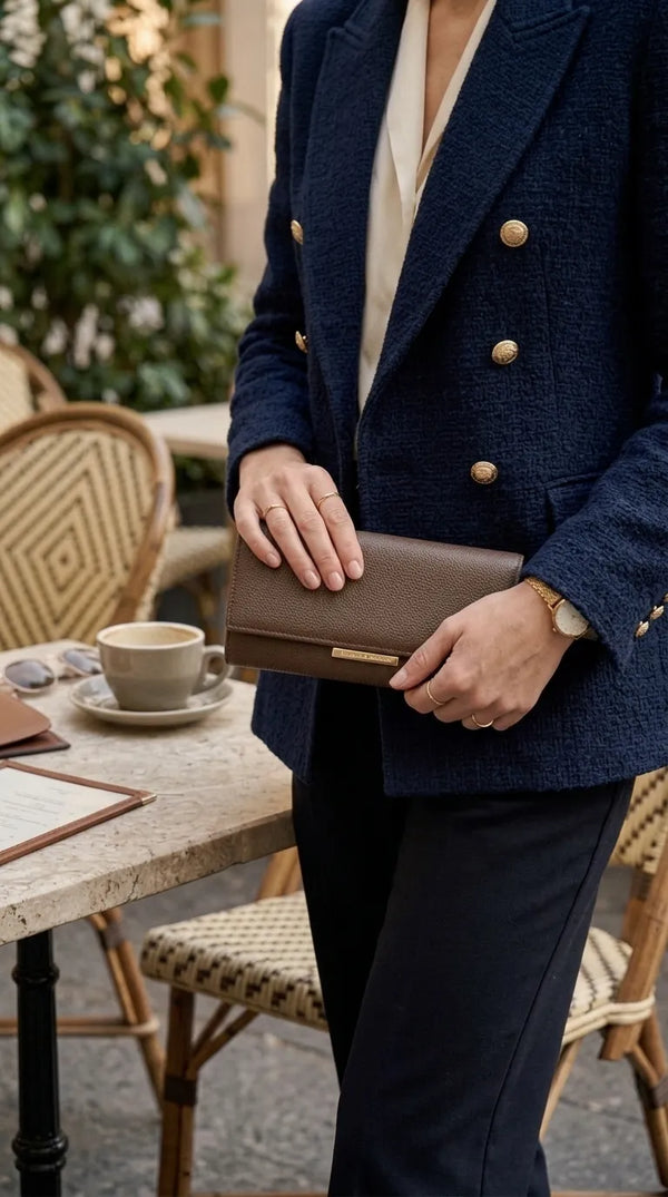 Brown Formal Wallet For Women P71231