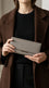 Grey Formal Wallet For Women P71231