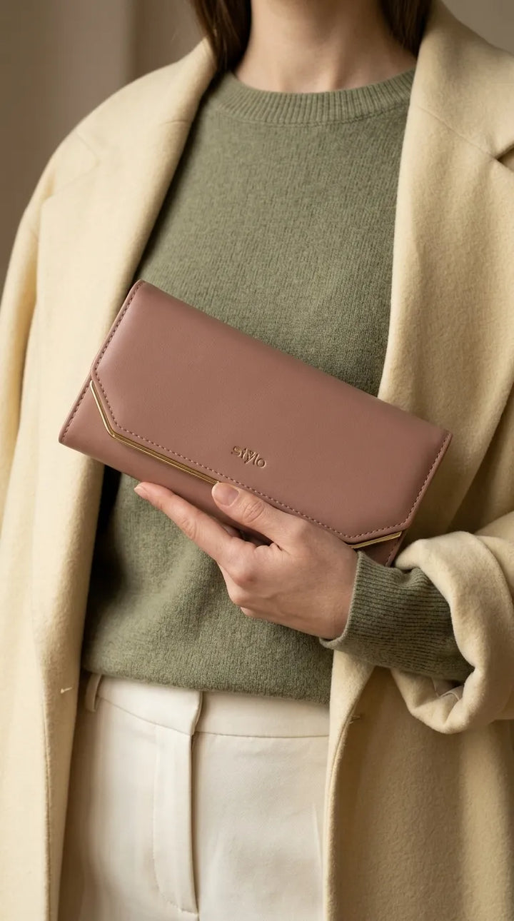 Pink Formal Wallet For Women P71232