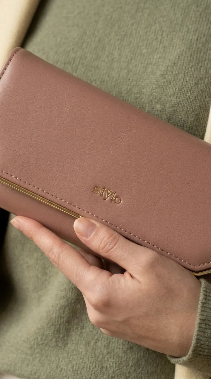 Pink Formal Wallet For Women P71232