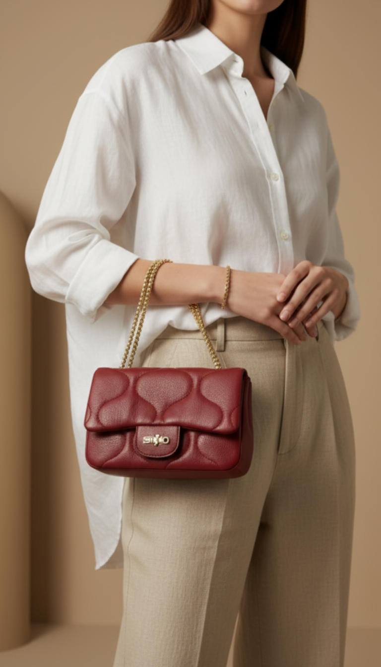 Maroon Formal Pouch P97606