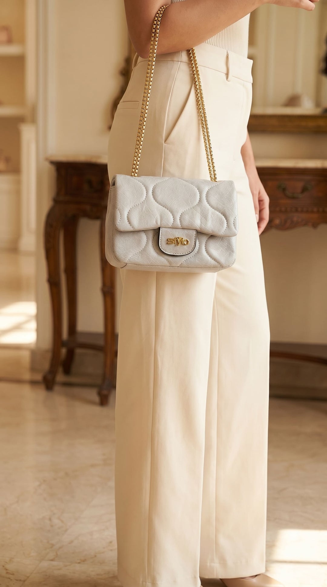 Grey Formal Pouch P97606