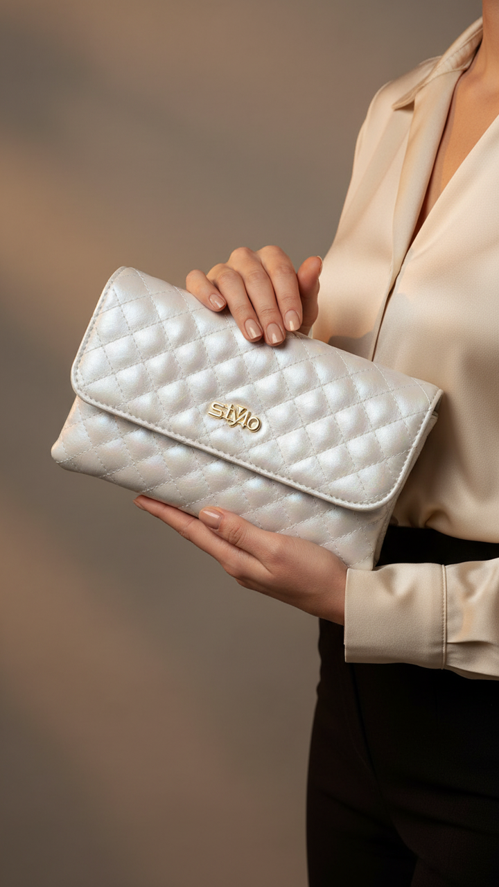 Silver Formal Pouch P97614