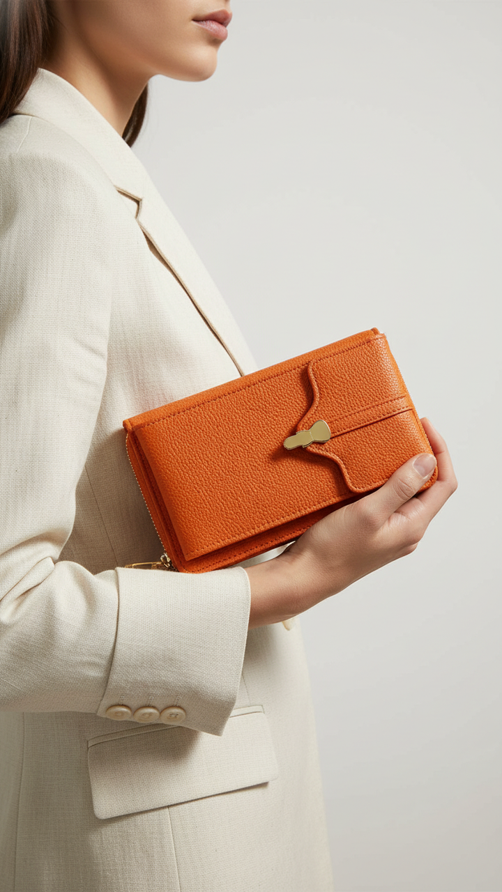 Brown Casual Pouch P97617