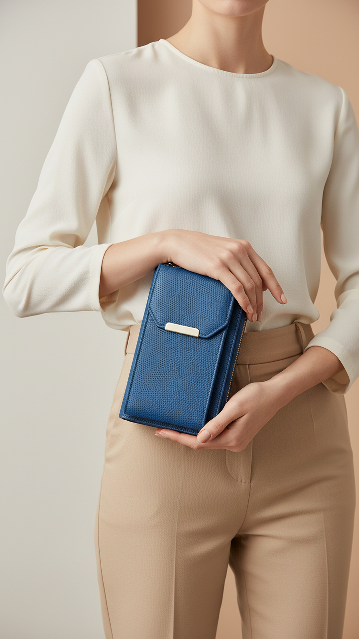 Blue Casual Pouch P97618