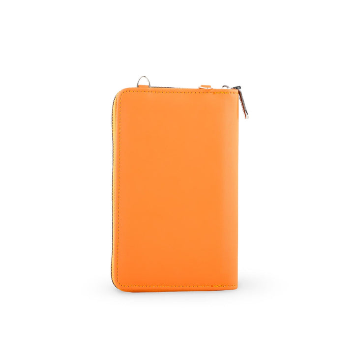 Orange Casual Pouch For Women P97619
