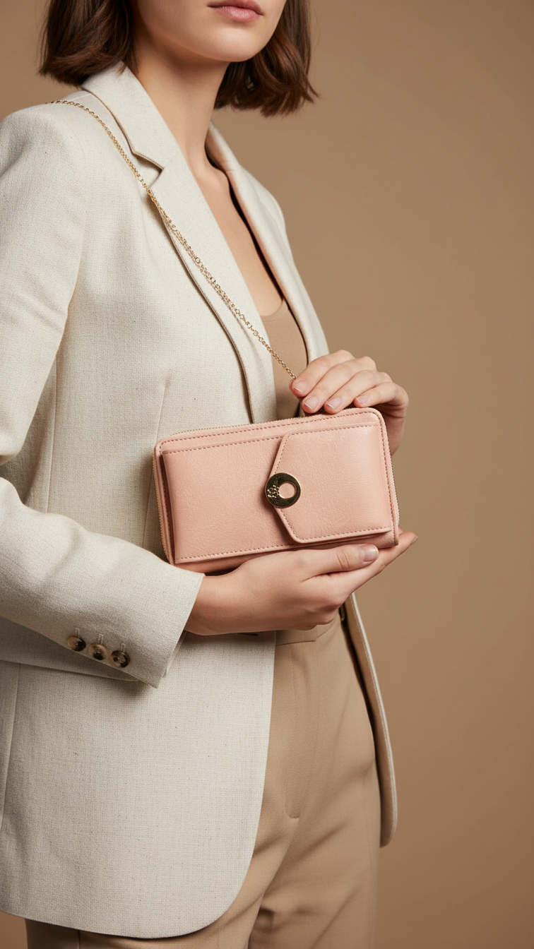 Pink Casual Pouch P97634