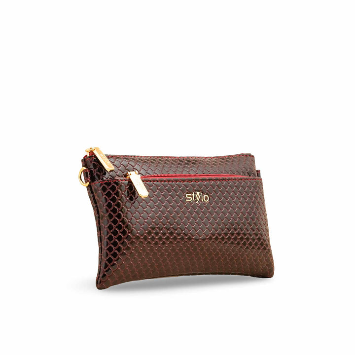 Burgundy Casual Pouch P97636