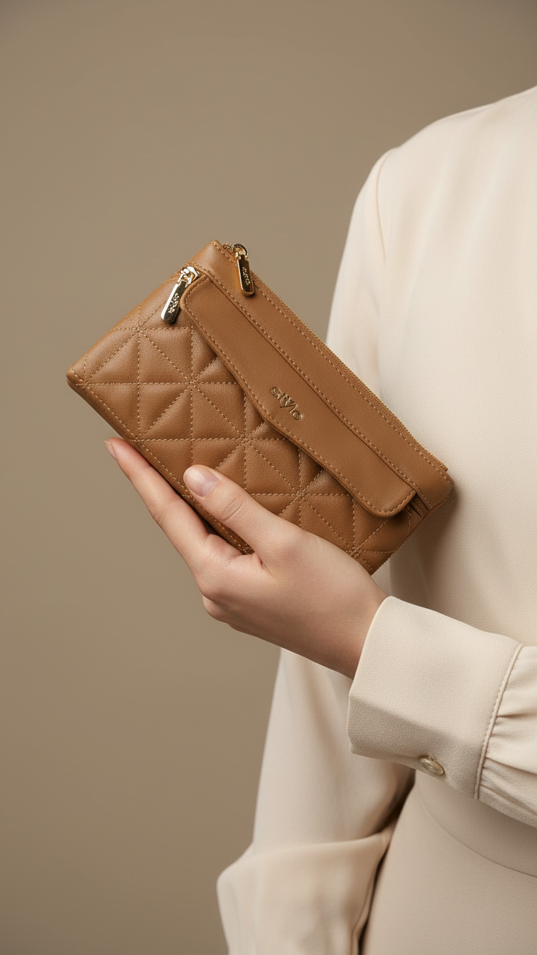 Khaki Casual Pouch P97642