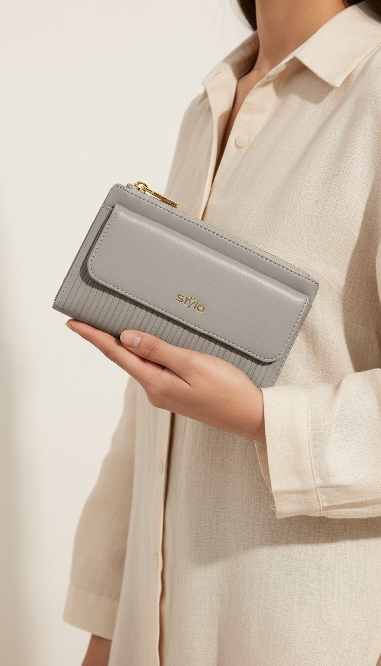 Grey Casual Pouch P97643