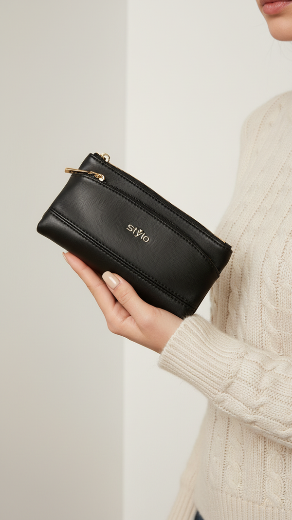 Black Casual Pouch P97644