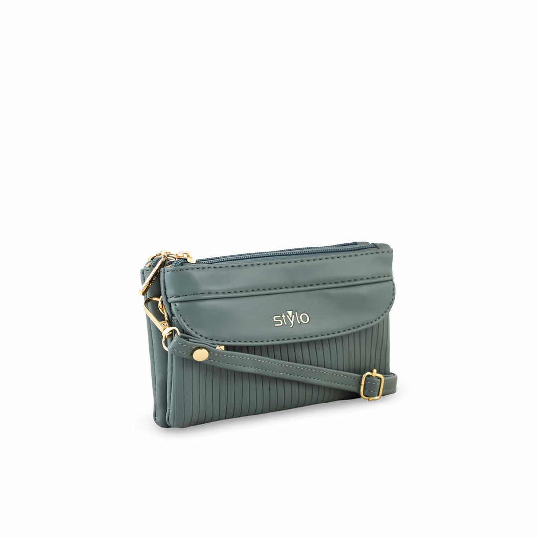 Green Casual Pouch P97646
