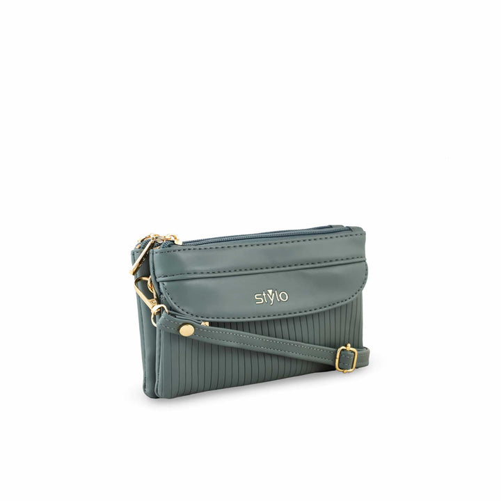 Green Casual Pouch P97646