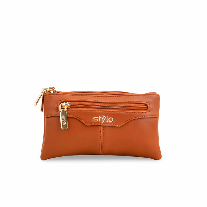 Brown Casual Pouch P97648