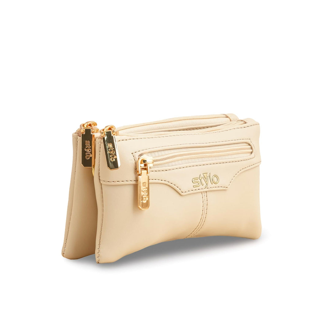 Beige Casual Pouch P97648