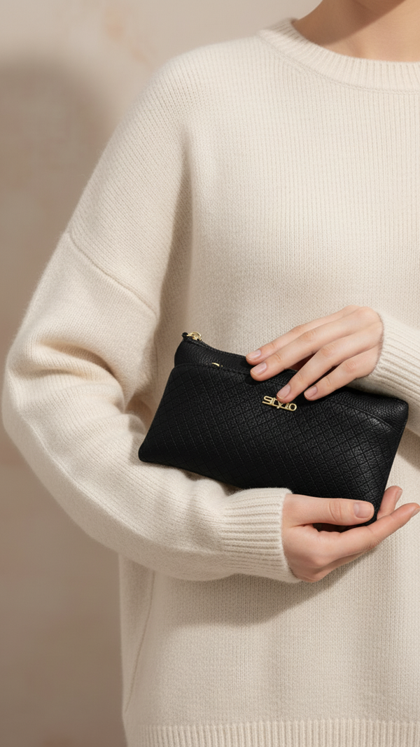 Black Casual Pouch P97649