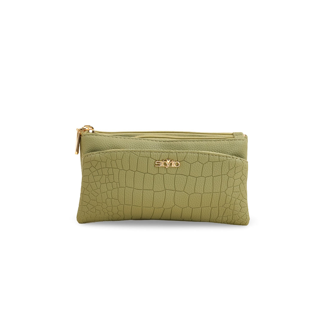 Green Casual Pouch P97650