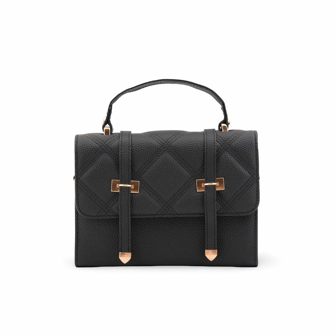 Black Casual Pouch For Ladies P97659
