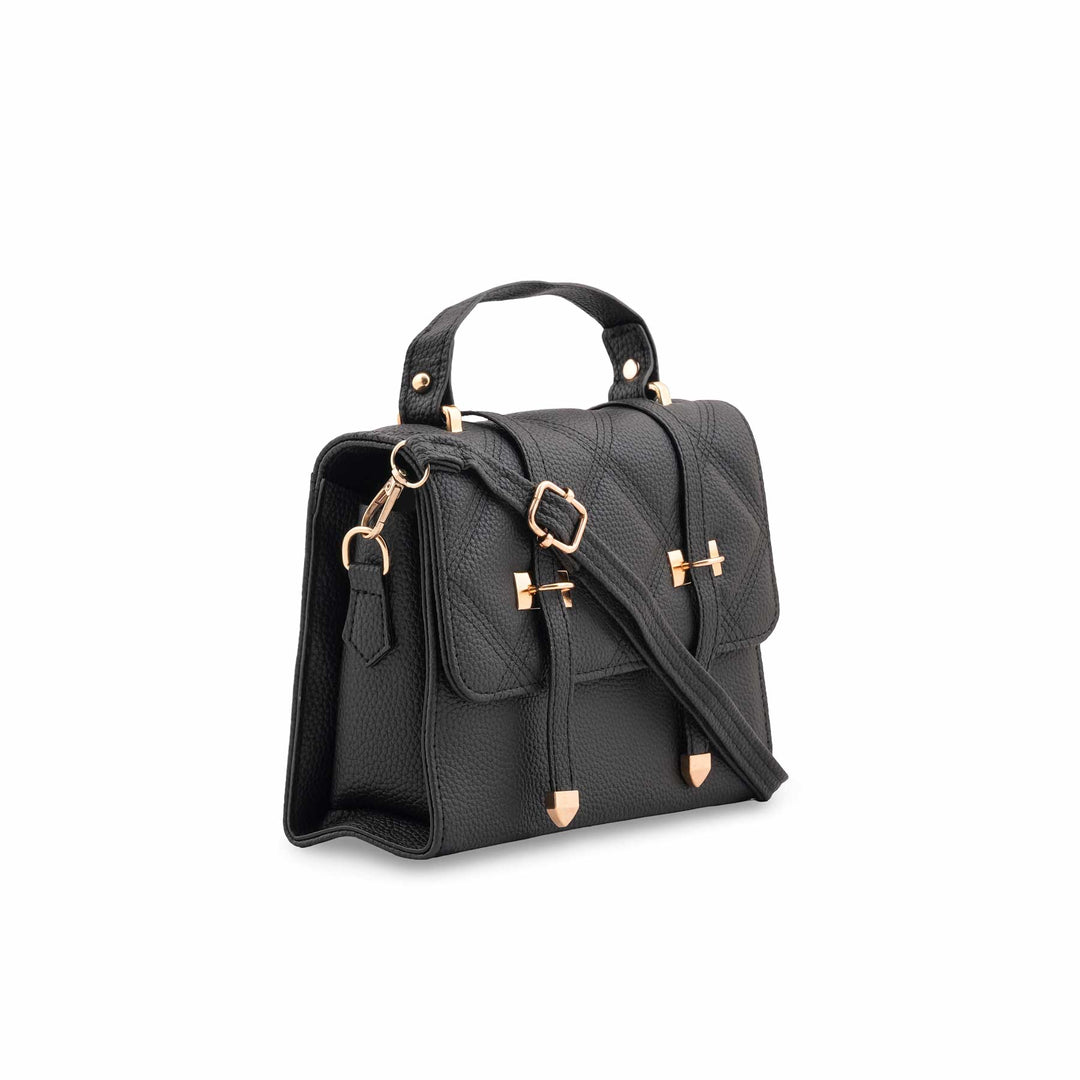 Black Casual Pouch For Ladies P97659