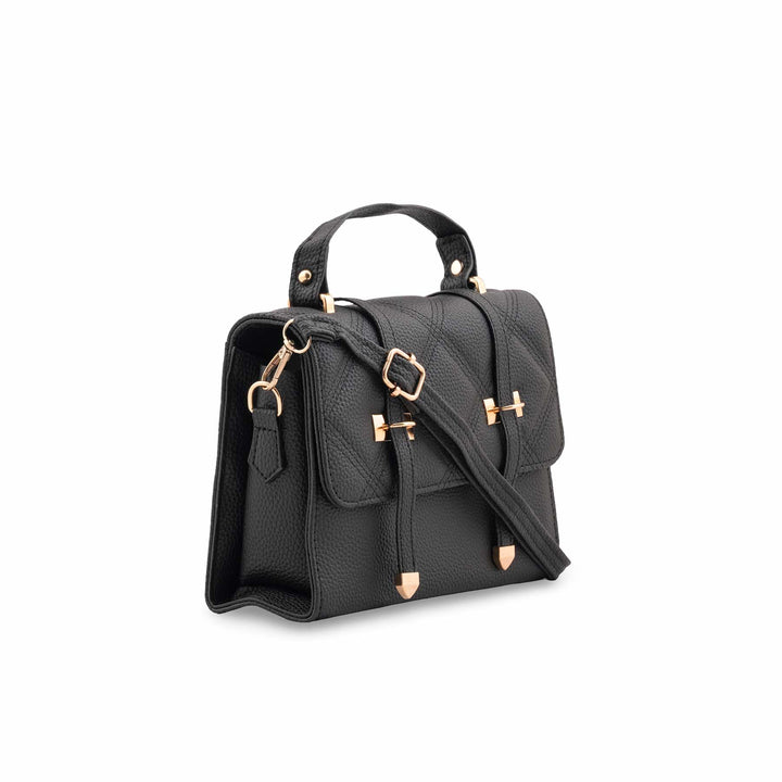 Black Casual Pouch For Ladies P97659