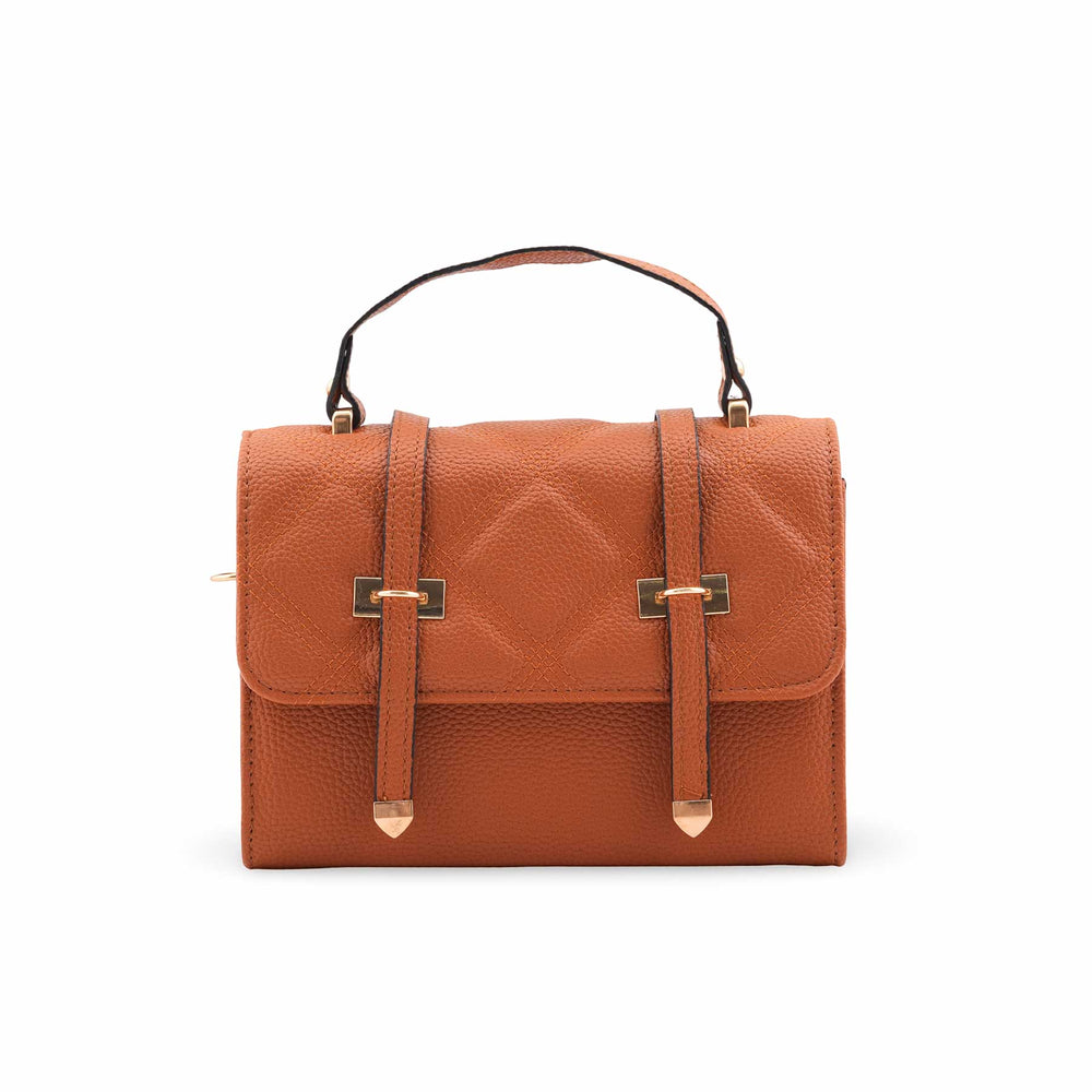 Brown Casual Pouch For Ladies P97659