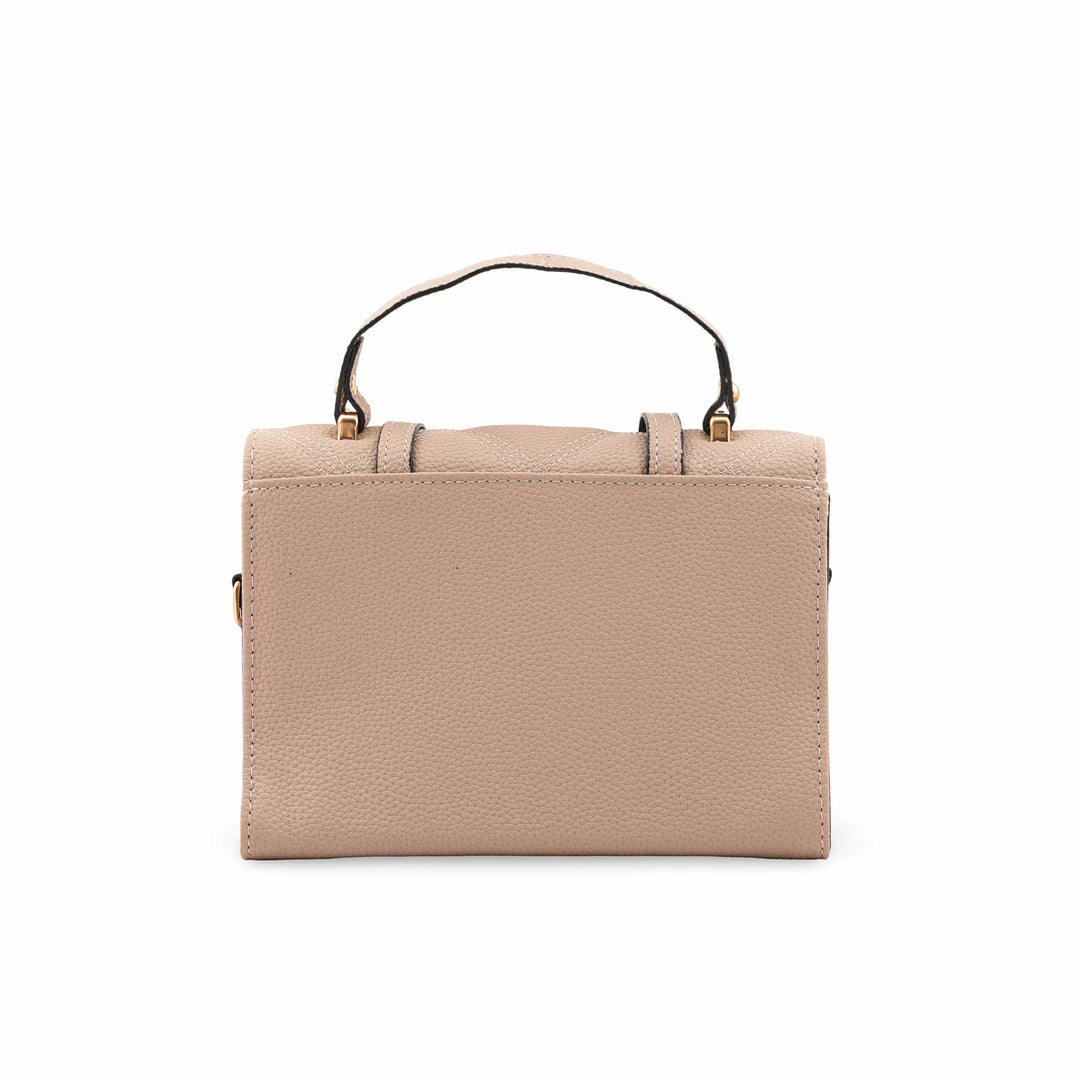 Beige Casual Pouch For Ladies P97659