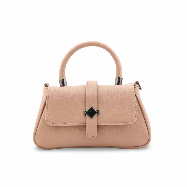 Beige Casual Pouch For Women P97662
