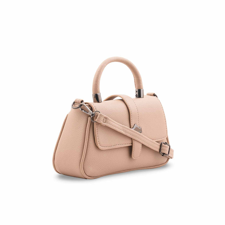 Beige Casual Pouch For Women P97662
