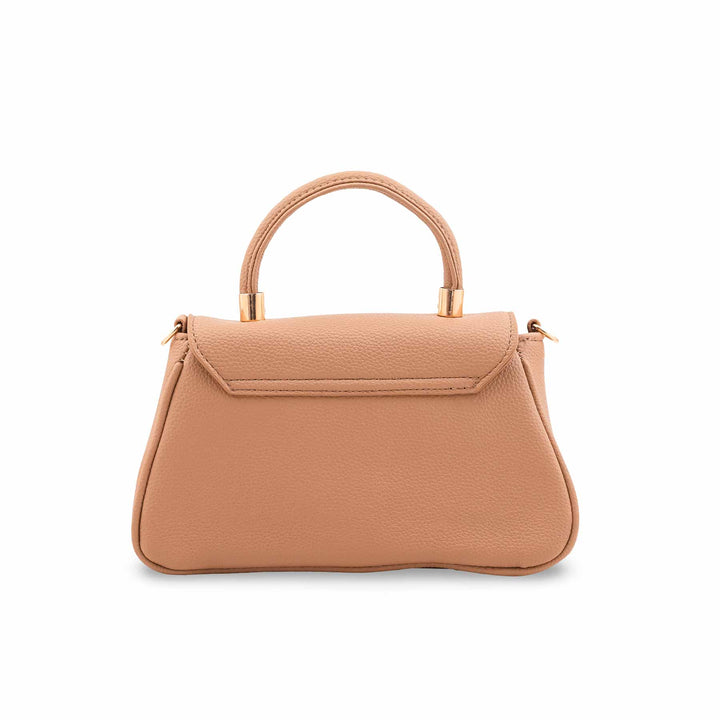 Beige Casual Pouch For Women P97663