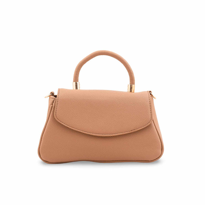 Beige Casual Pouch For Women P97663