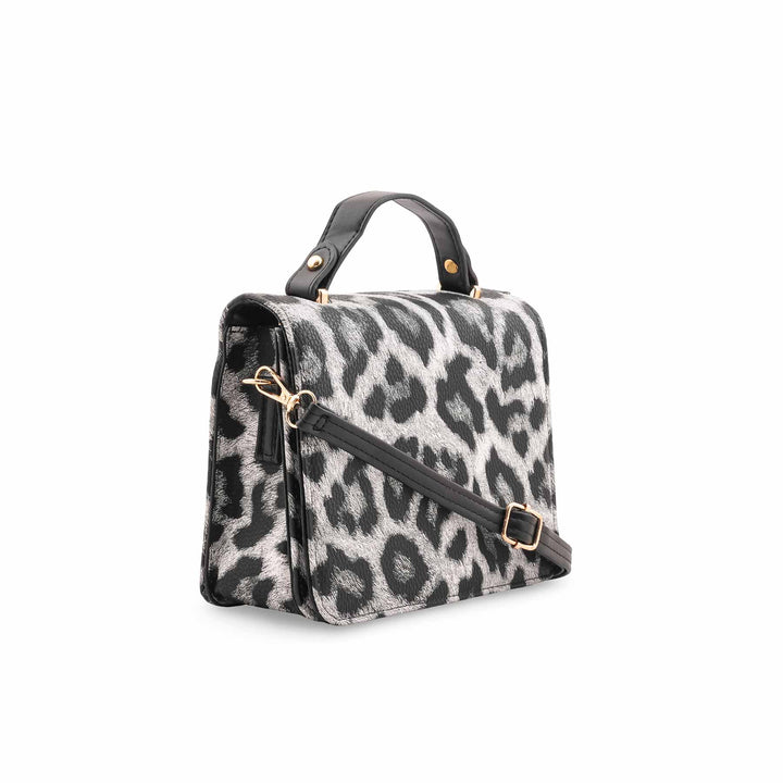 Black Casual Pouch For Women P97665