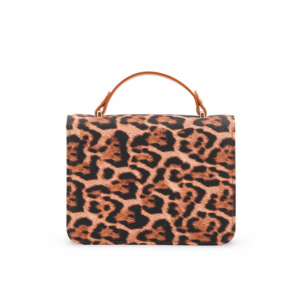 Brown Casual Pouch For Women P97665