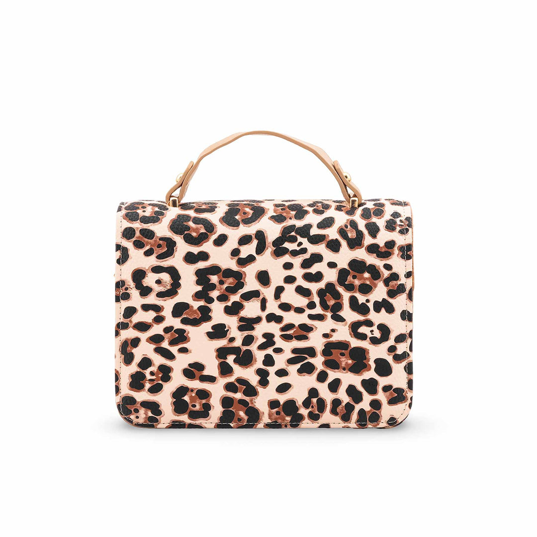 Beige Casual Pouch For Women P97665