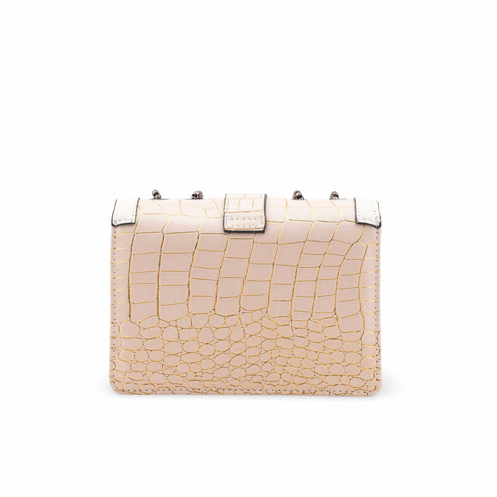 Beige Casual Pouch For Ladies P97666