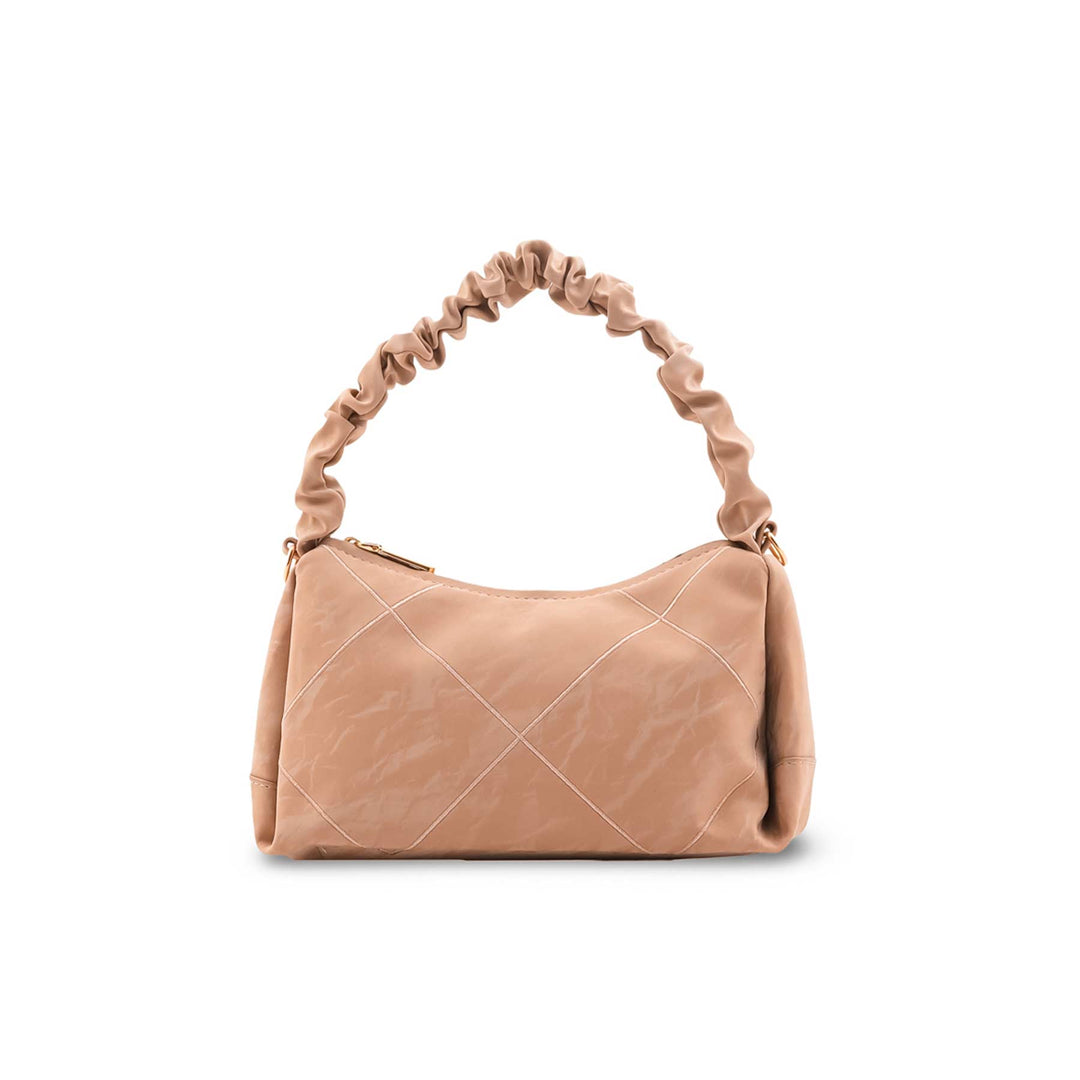 Beige Casual Pouch For Ladies P97668