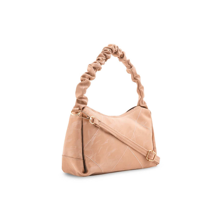 Beige Casual Pouch For Ladies P97668