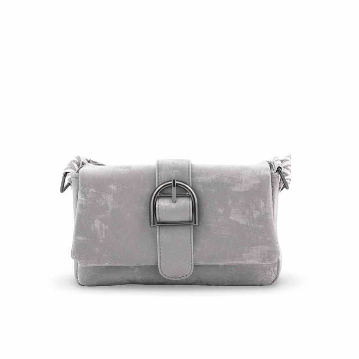 Silver Casual Pouch For Ladies P97669