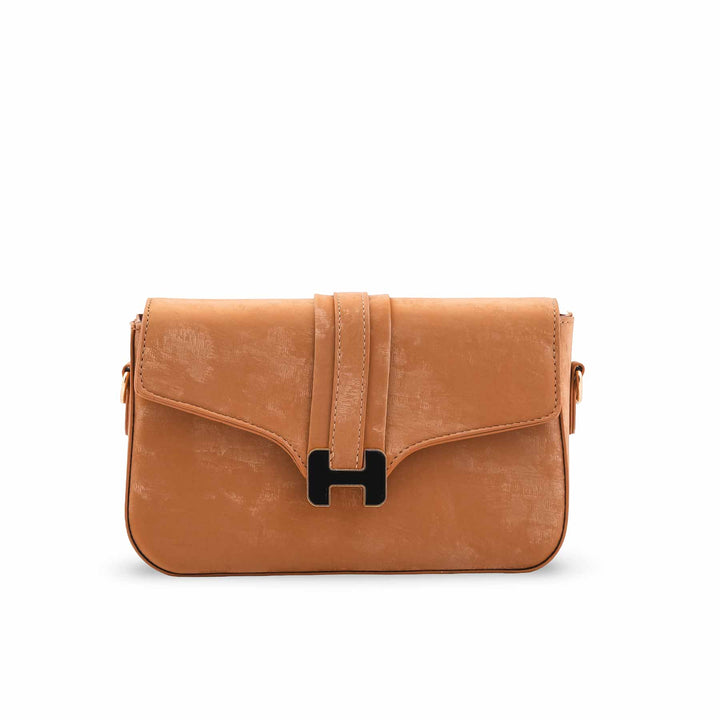 Brown Casual Pouch For Ladies P97670