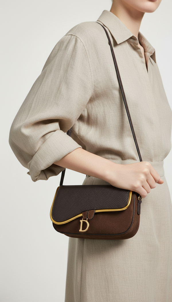 Coffee Casual Pouch For Ladies P97673