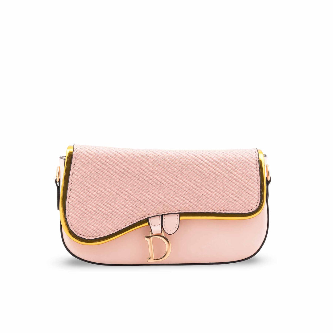 Pink Casual Pouch For Ladies P97673