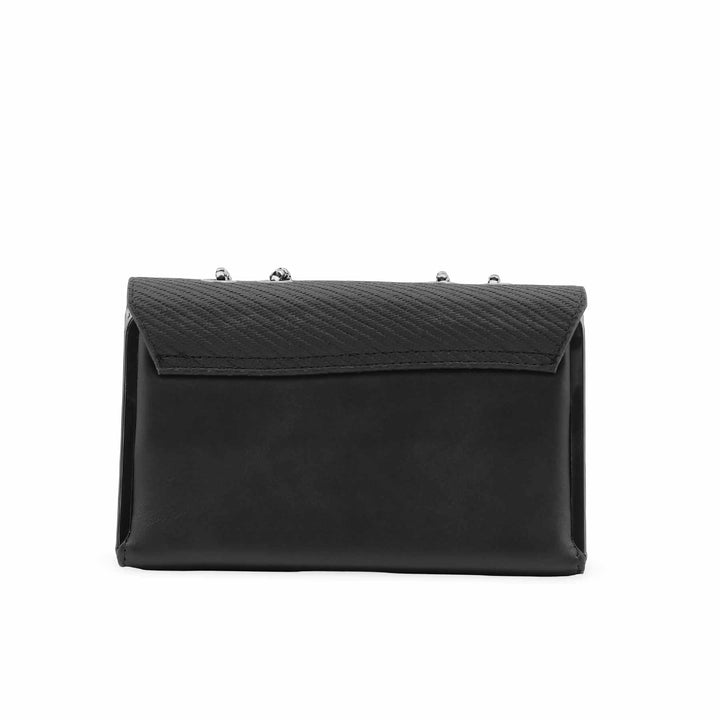 Black Casual Pouch For Ladies P97674