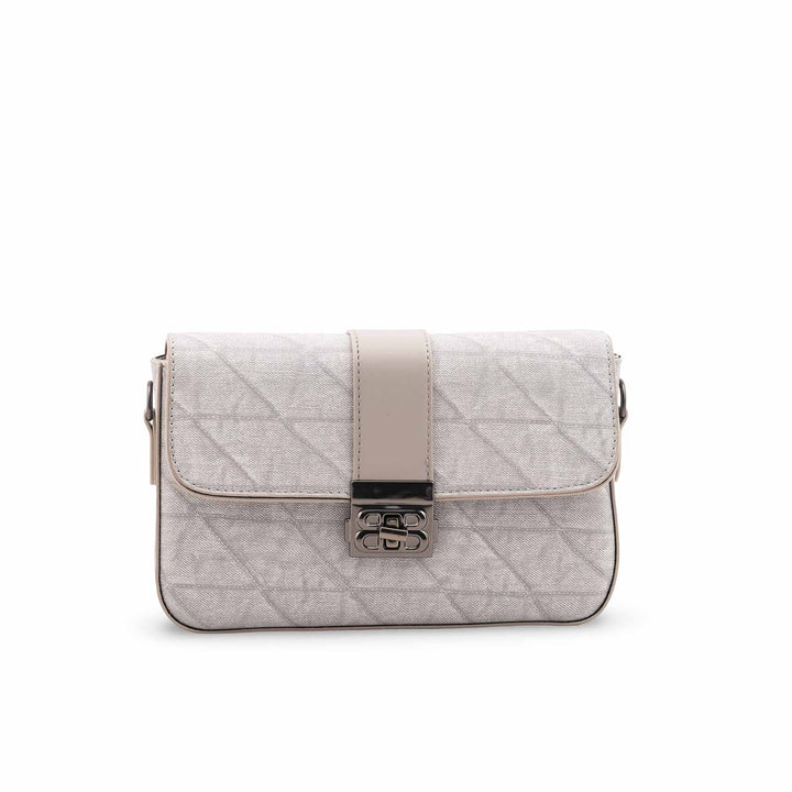 Grey Casual Pouch For Women P97675