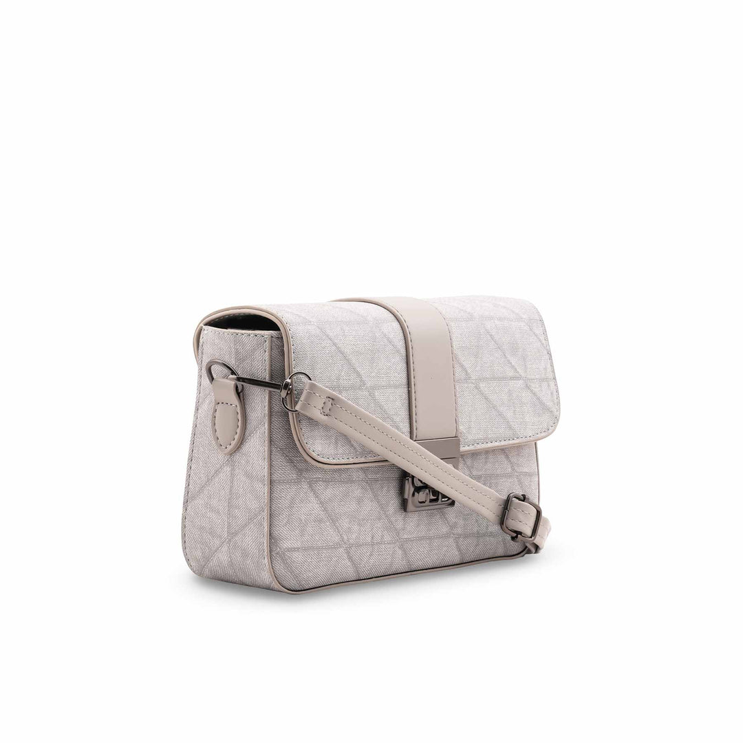 Grey Casual Pouch For Women P97675