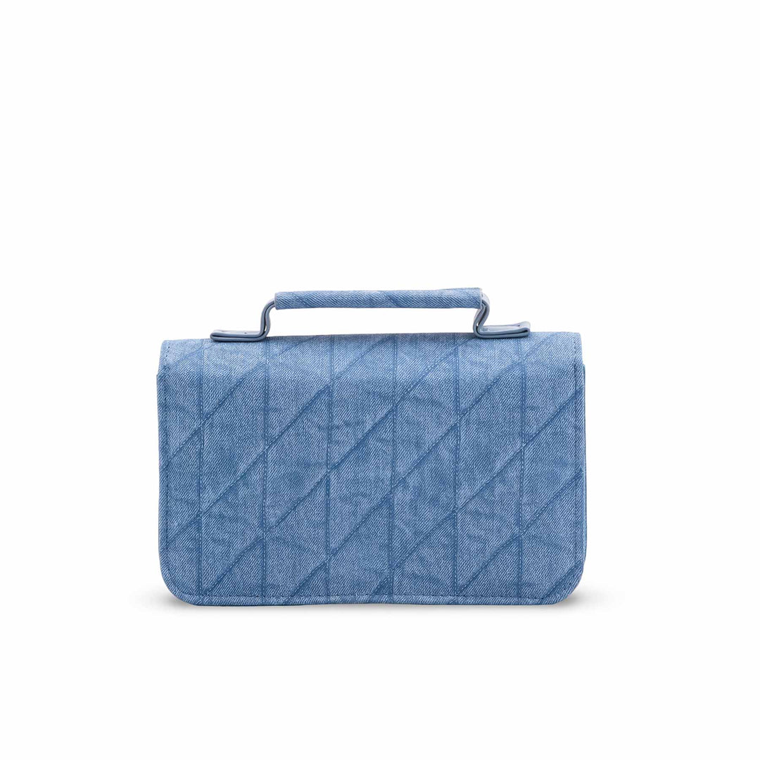 Blue Casual Pouch For Ladies P97677
